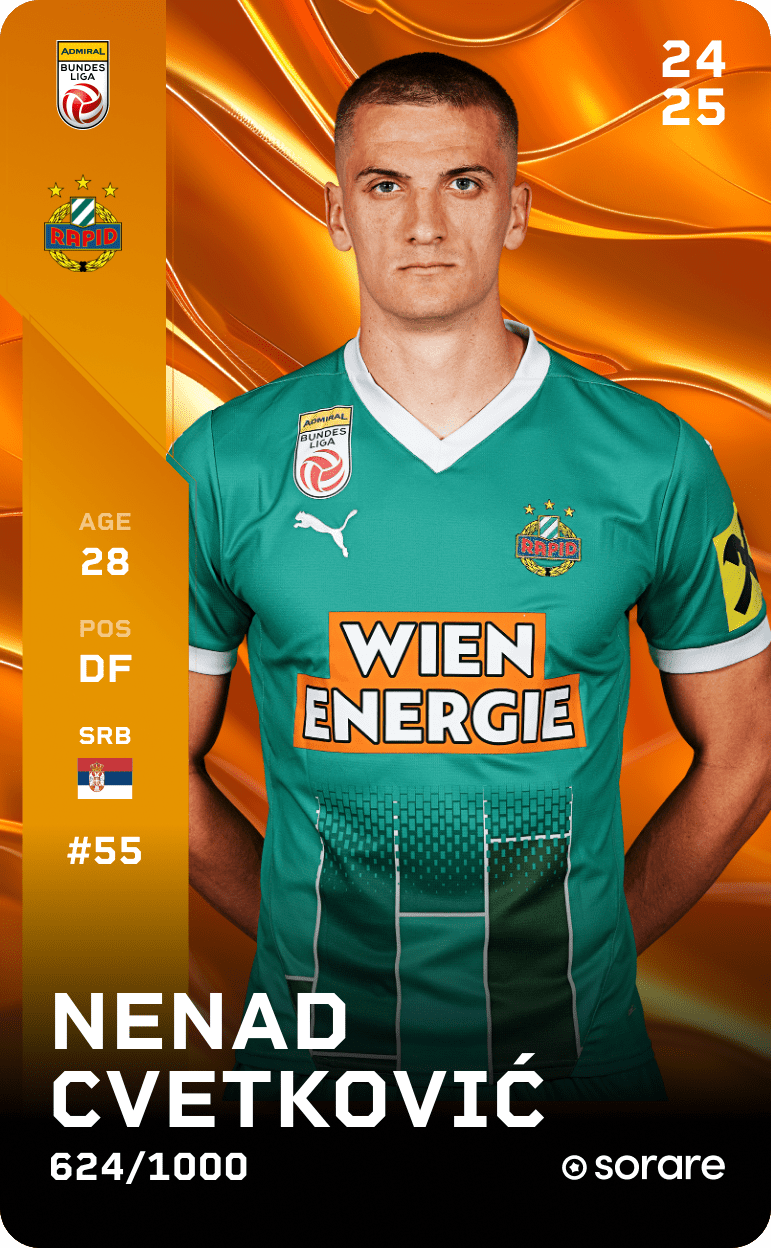 Nenad Cvetković 2024-25 • Limited 624/1000