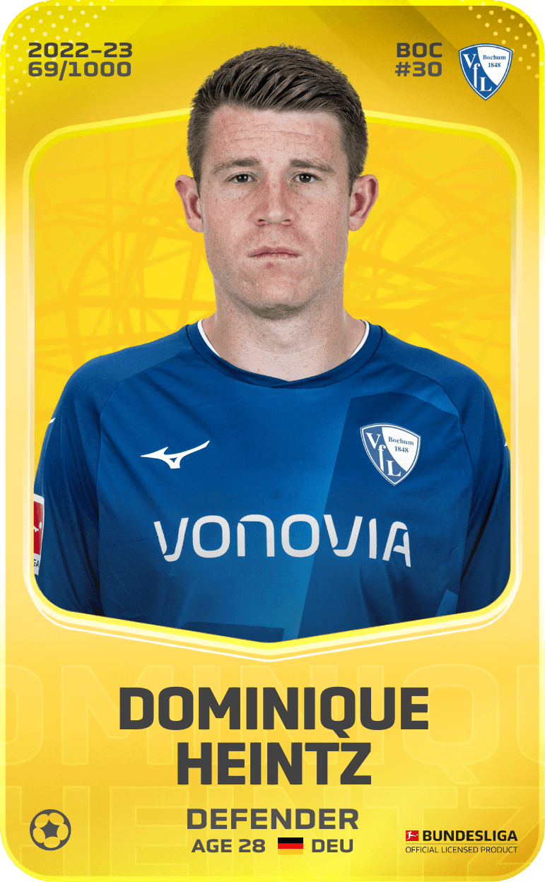 Dominique Heintz 2022-23 • Limited 69/1000