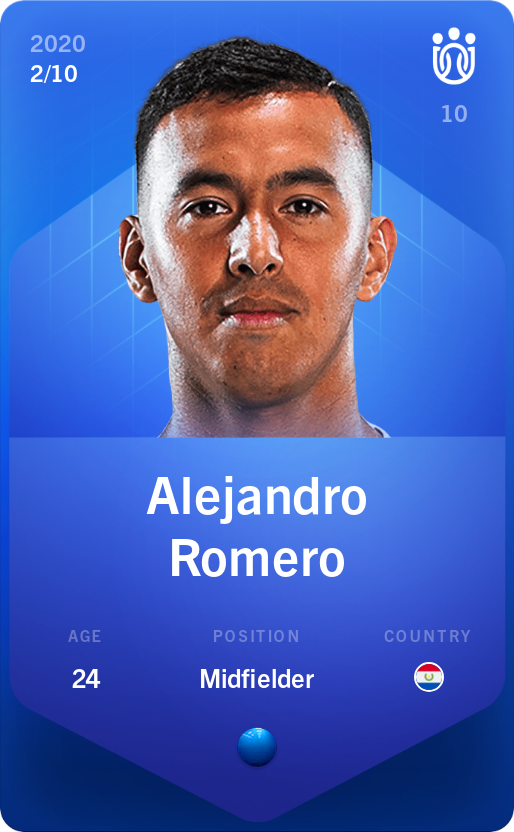 Sorare - Sorare Official - Alejandro Romero 2020-21 • Super Rare 2/10 - NFT # 69207942469004370924098311362561731258590989157693167302580498785079562308433