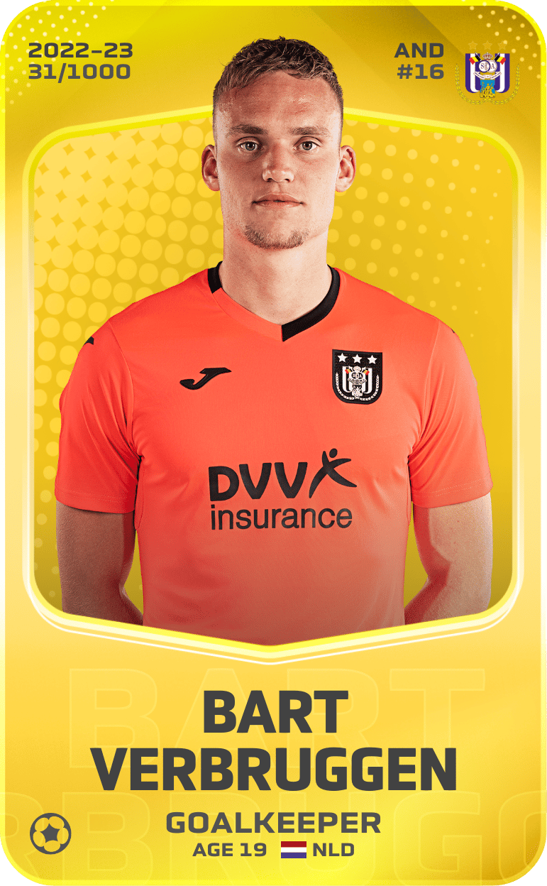 Bart Verbruggen 2022-23 • Limited 31/1000
