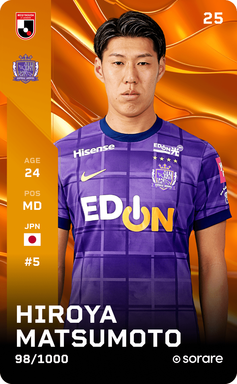Hiroya Matsumoto 2025-26 • Limited 98/1000
