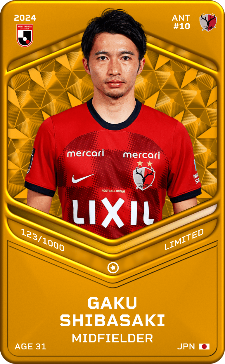 Gaku Shibasaki 2024-25 • Limited 123/1000