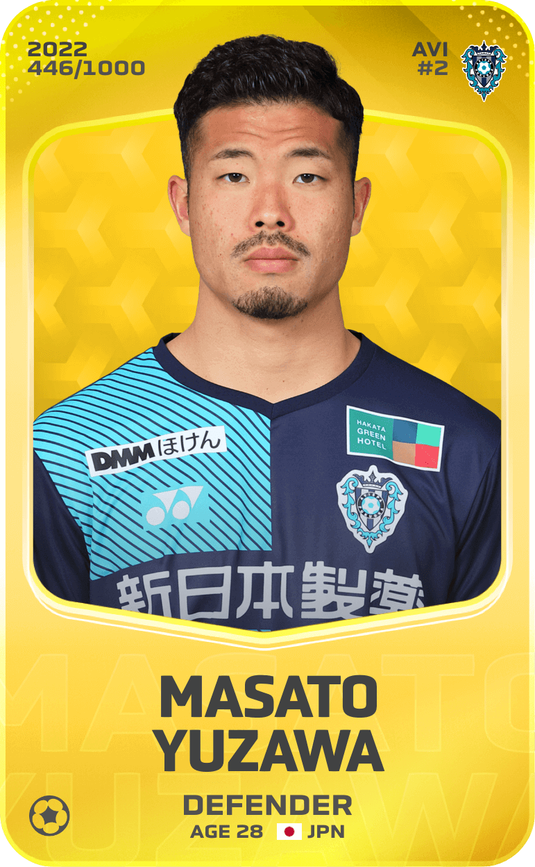 Masato Yuzawa 2022-23 • Limited 446/1000