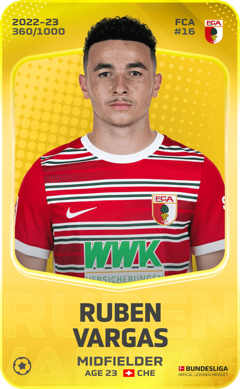 Ruben Vargas 2022-23 • Limited 360/1000