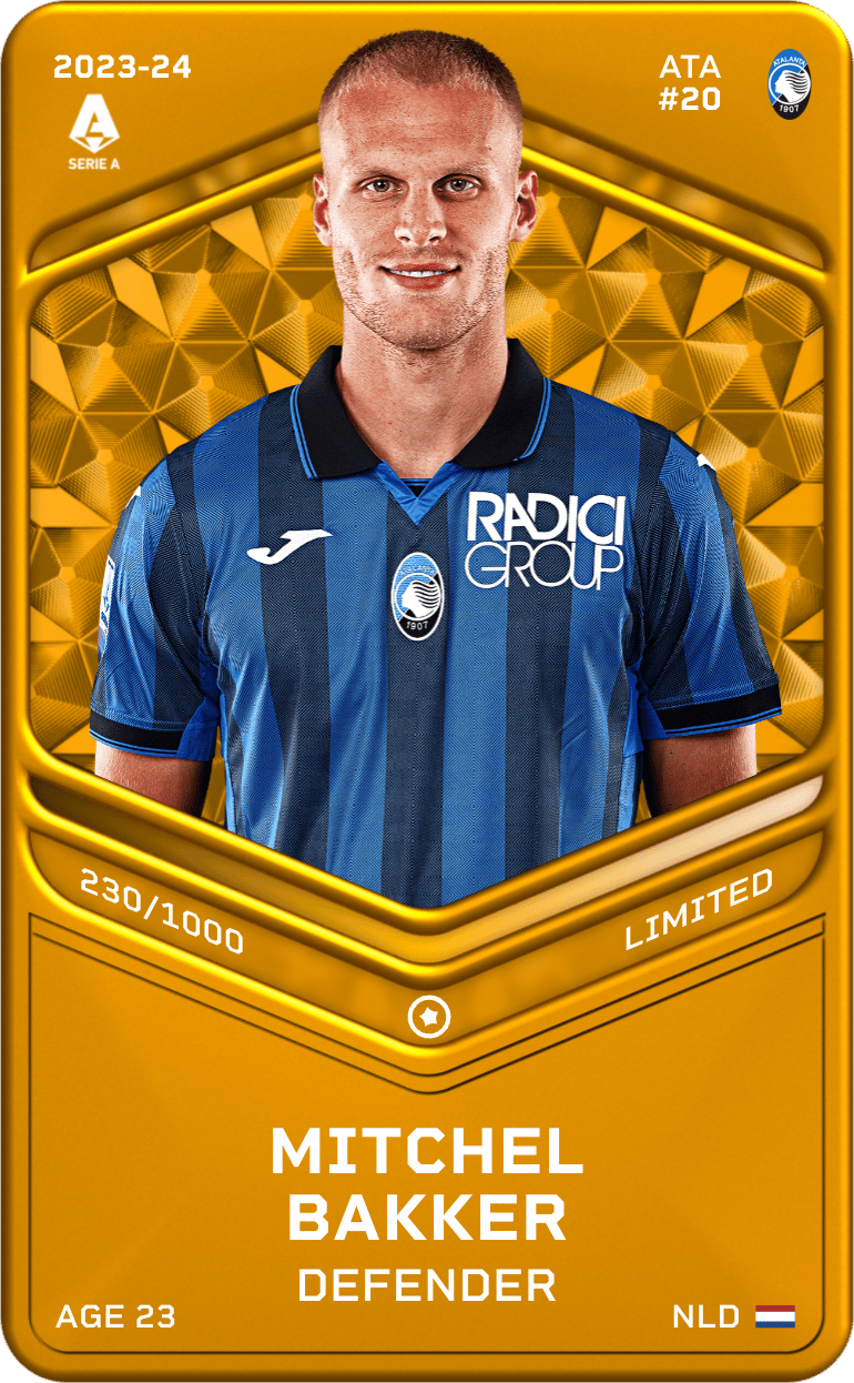 Mitchel Bakker 2023-24 • Limited 230/1000