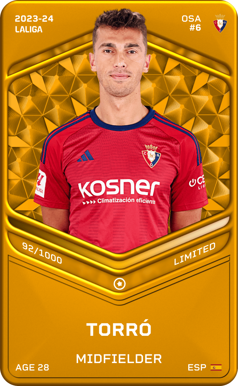 TORRÓ 2023-24 • Limited 92/1000