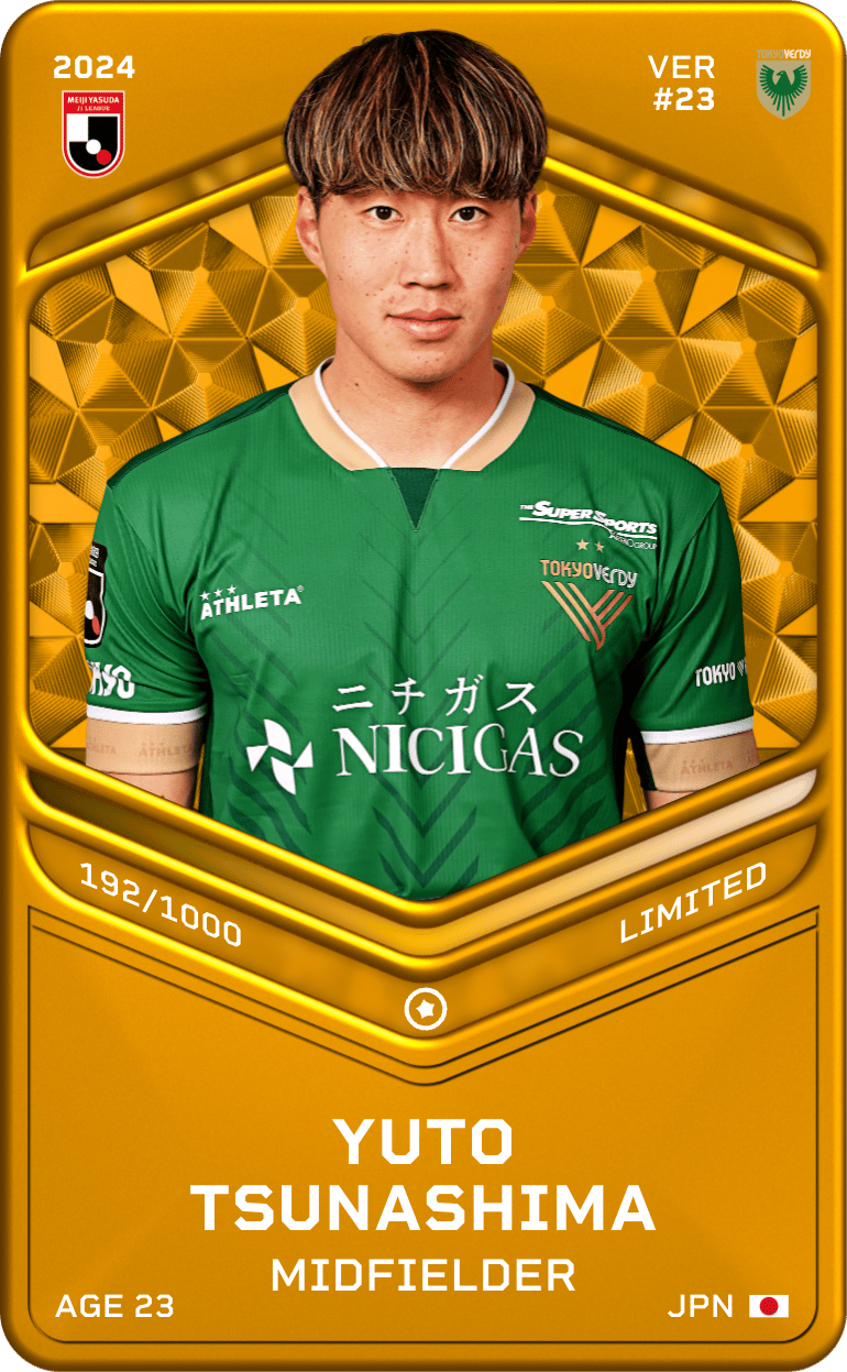 Yuto Tsunashima 2024-25 • Limited 192/1000