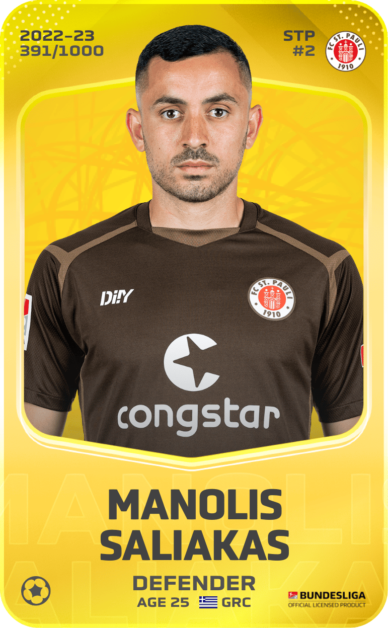 Manolis Saliakas 2022-23 • Limited 391/1000