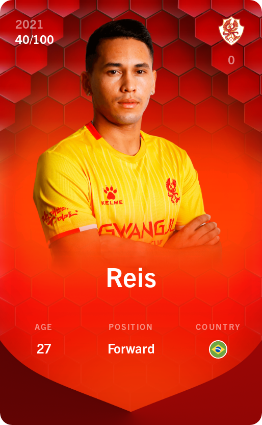 Sorare - Sorare Official - Reis 2021-22 • Rare 40/100 - NFT # 73981316752124140786003248787830107125456160014226177883541334061424920424085