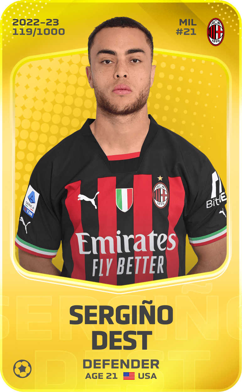 Sergiño Dest 2022-23 • Limited 119/1000