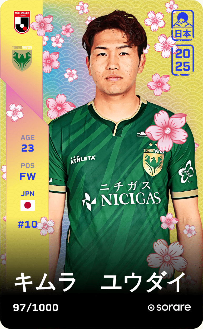 Yudai Kimura 2025-26 • Limited 97/1000