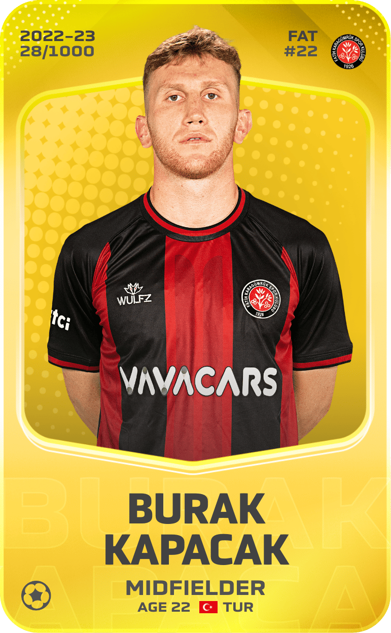Burak Kapacak 2022-23 • Limited 28/1000