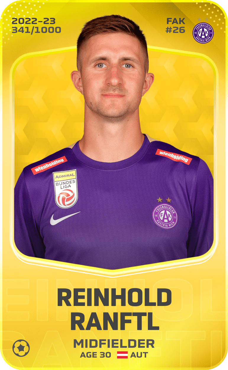Reinhold Ranftl 2022-23 • Limited 341/1000