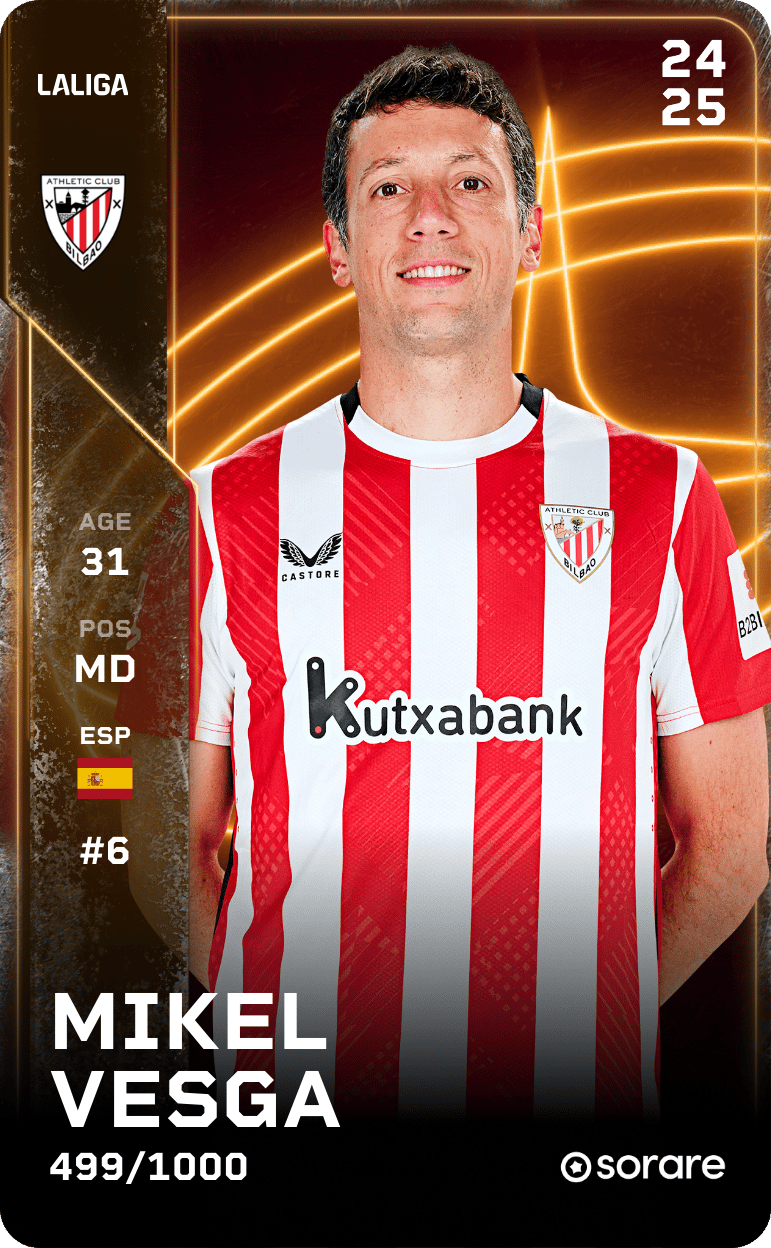 Mikel Vesga 2024-25 • Limited 499/1000