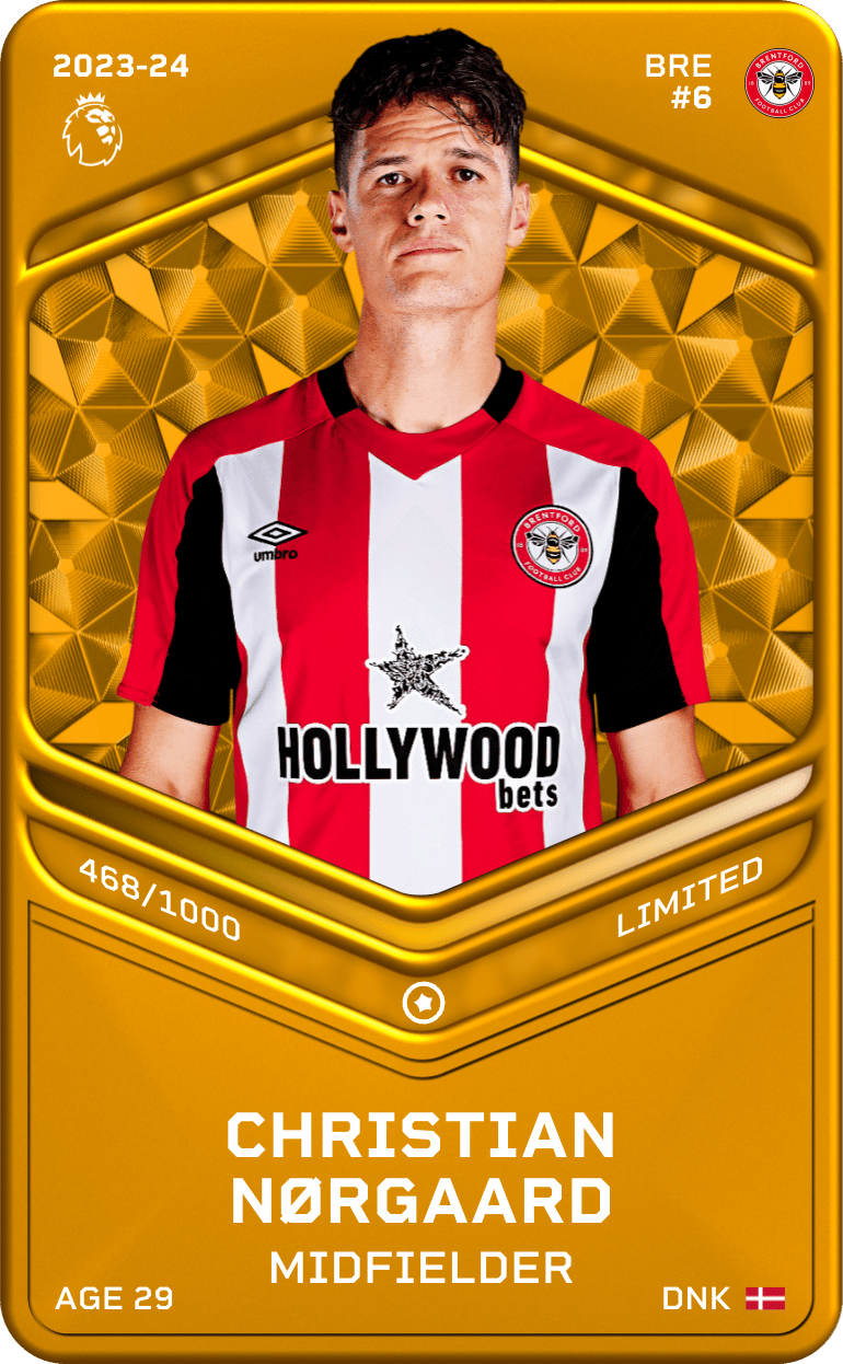 Christian Nørgaard 2023-24 • Limited 468/1000