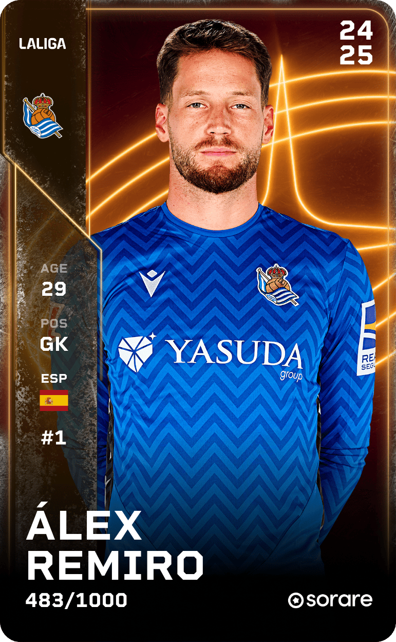 Álex Remiro 2024-25 • Limited 483/1000