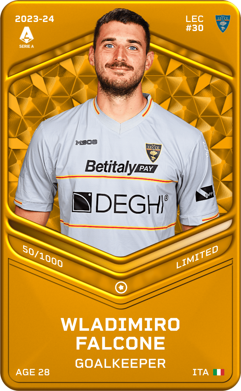 Wladimiro Falcone 2023-24 • Limited 50/1000