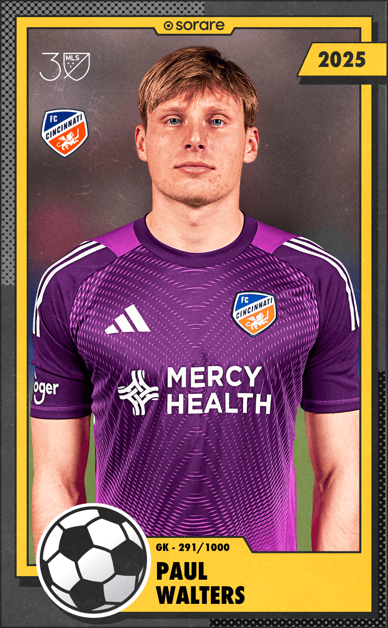Paul Walters 2025-26 • Limited 291/1000