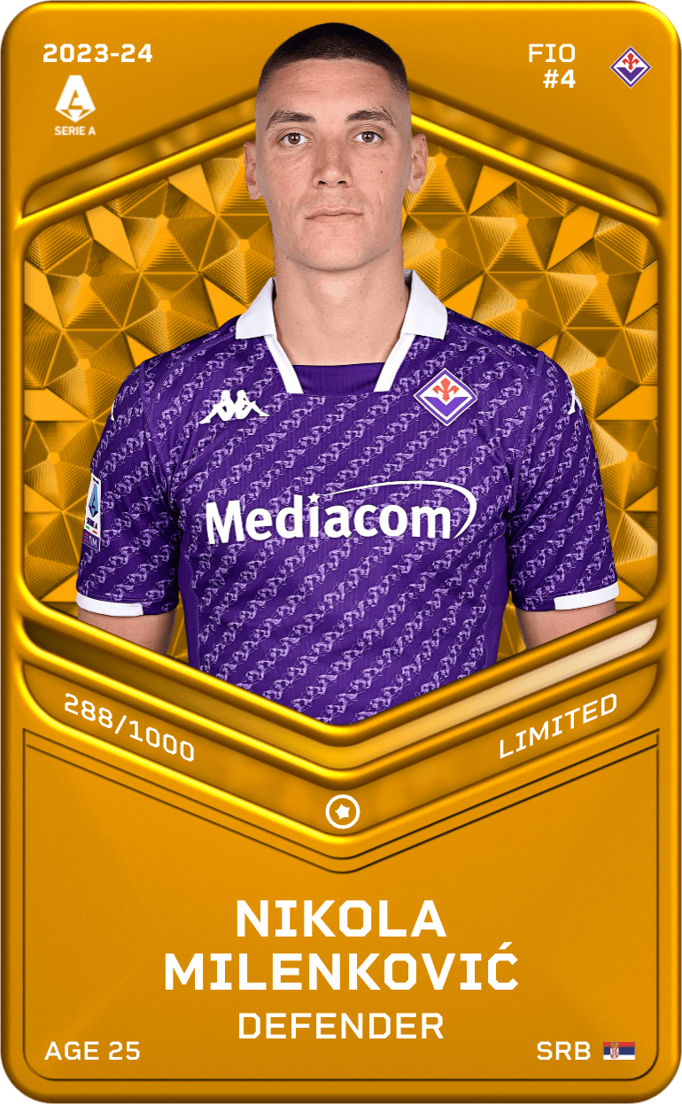 Nikola Milenković 2023-24 • Limited 288/1000