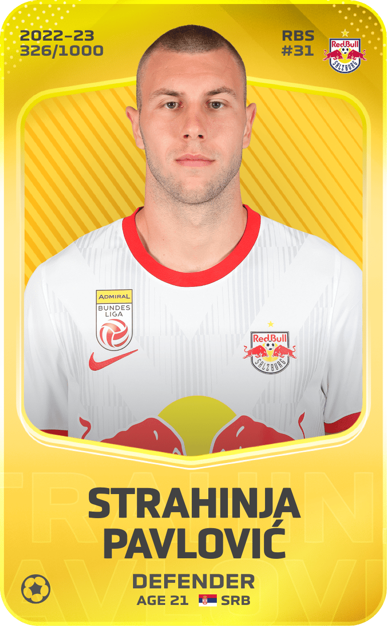 Strahinja Pavlović 2022-23 • Limited 326/1000