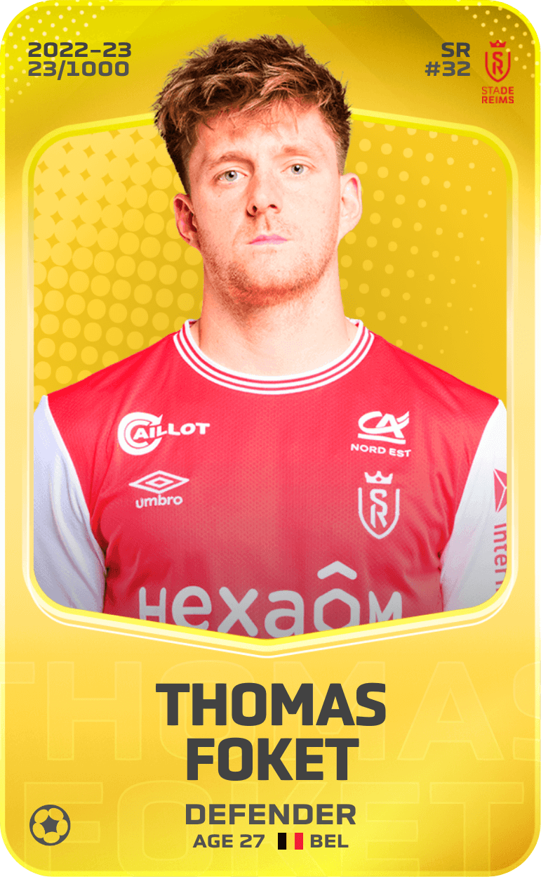 Thomas Foket 2022-23 • Limited 23/1000