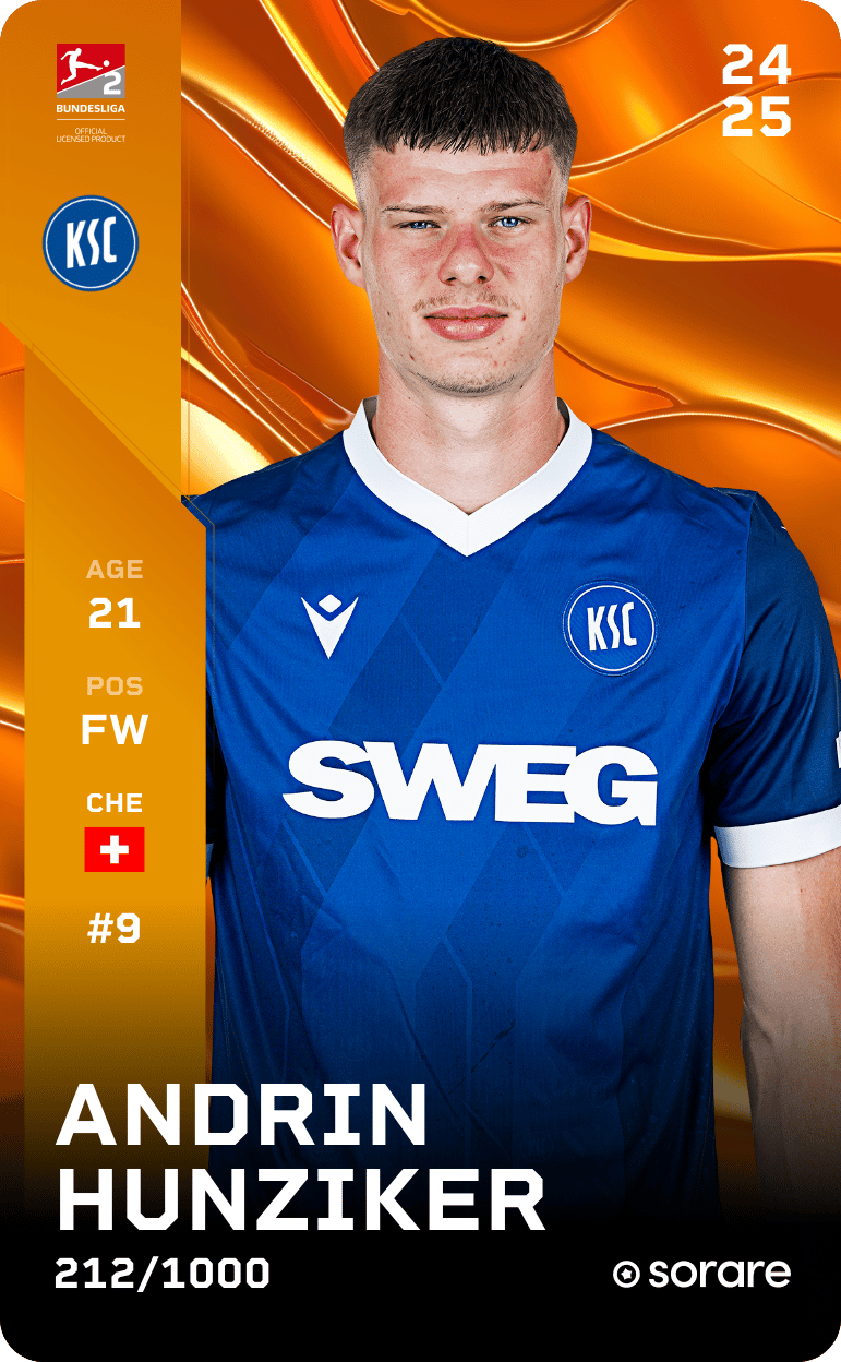 Andrin Hunziker 2024-25 • Limited 212/1000