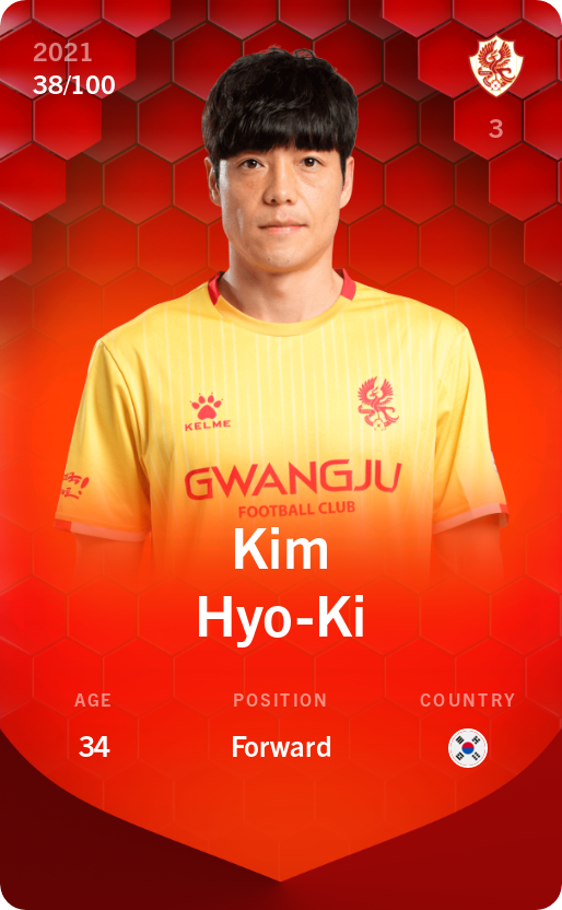 Sorare - Sorare Official - Kim Hyo-Ki 2021-22 • Rare 38/100 - NFT # 88417615197005861803569885676638031800443771310102039084000392308054851217243