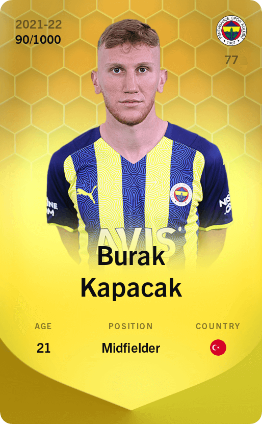 Burak Kapacak 2021-22 • Limited 90/1000