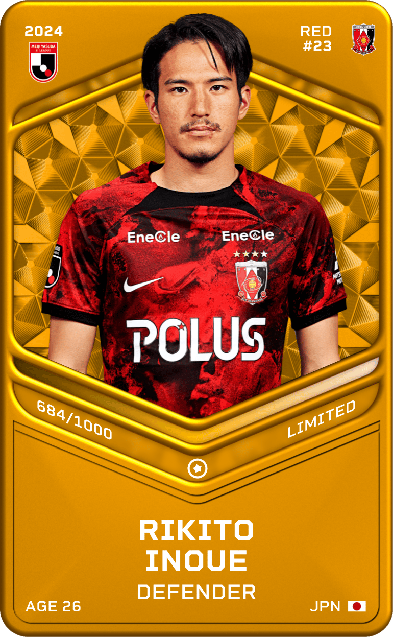 Rikito Inoue 2024-25 • Limited 684/1000