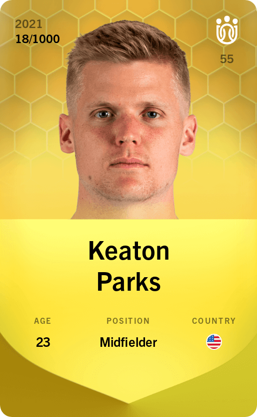 Keaton Parks 2021-22 • Limited 18/1000