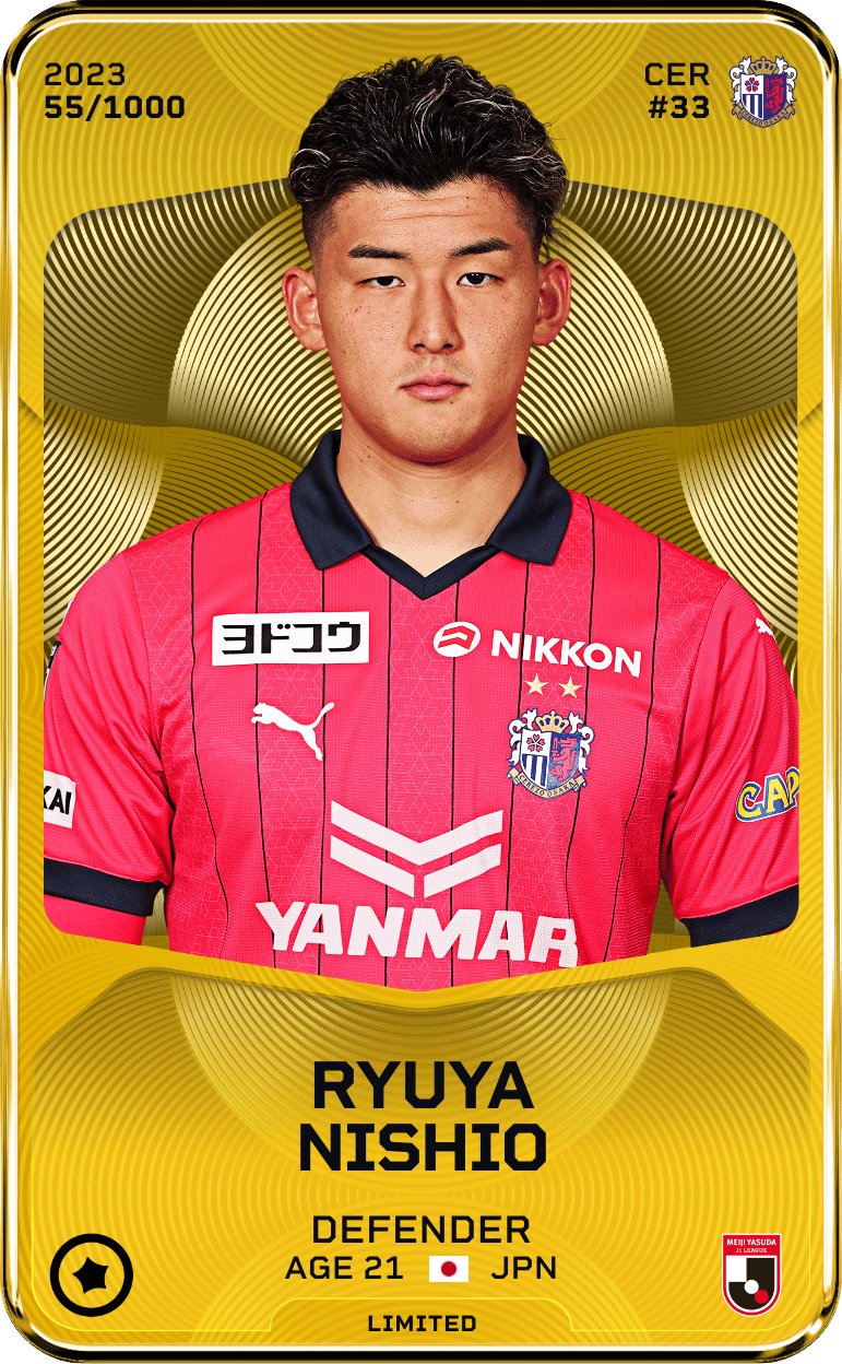 Ryuya Nishio 2023-24 • Limited 55/1000