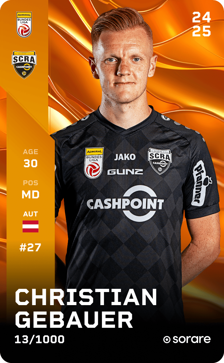 Christian Gebauer 2024-25 • Limited 13/1000