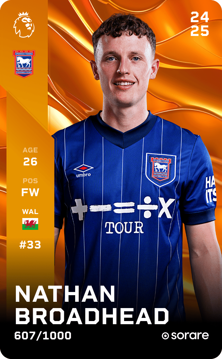 Nathan Broadhead 2024-25 • Limited 607/1000