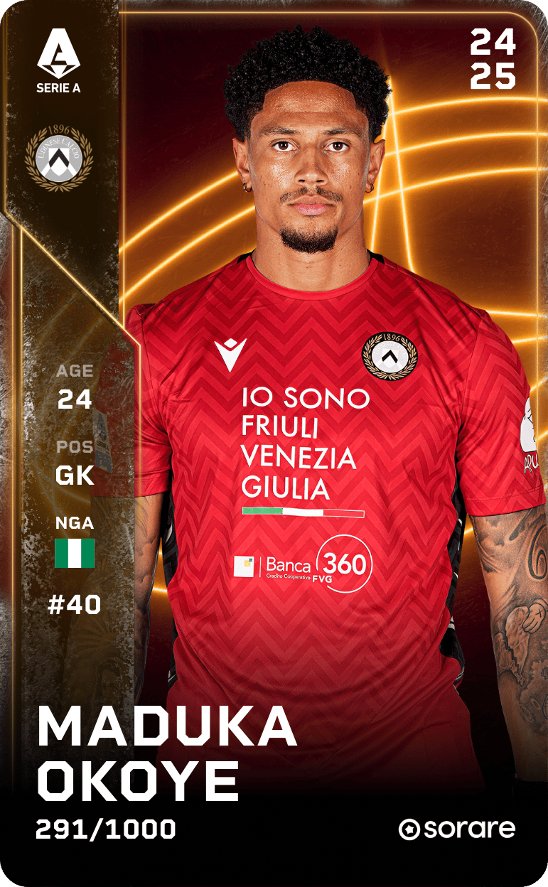Maduka Okoye 2024-25 • Limited 291/1000