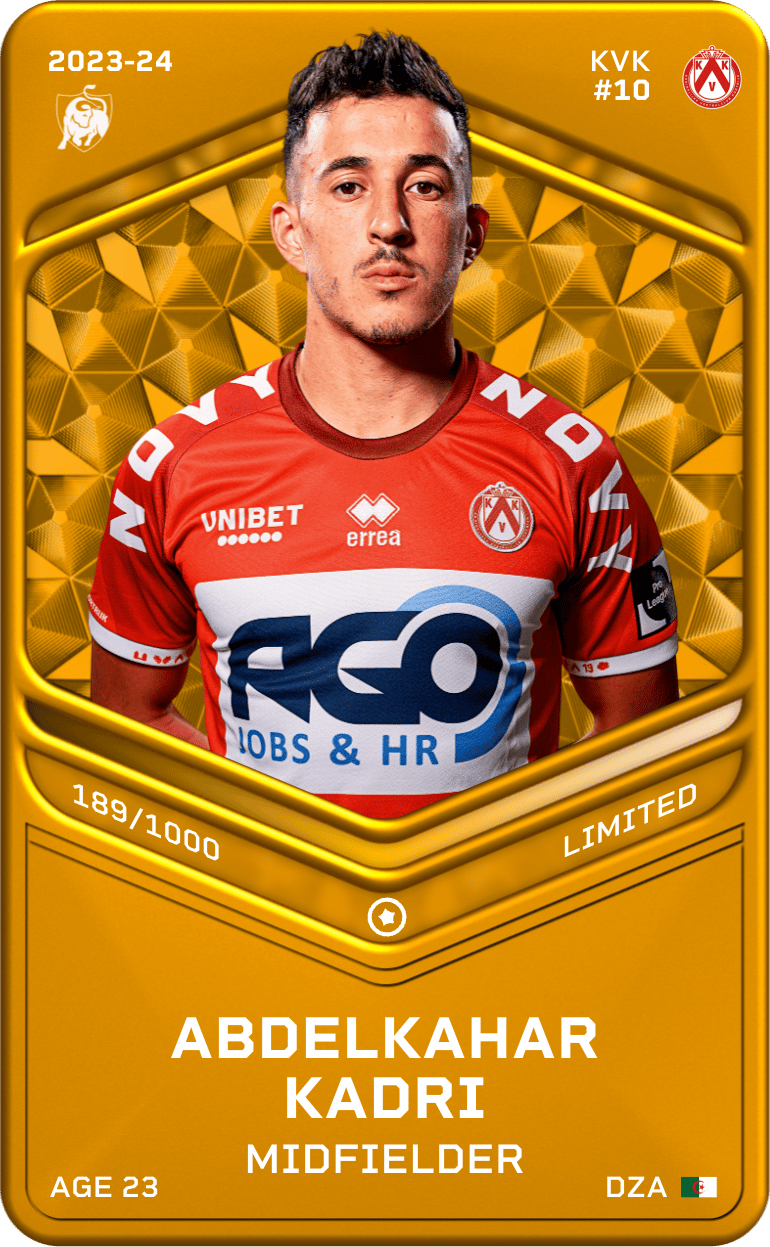 Abdelkahar Kadri 2023-24 • Limited 189/1000