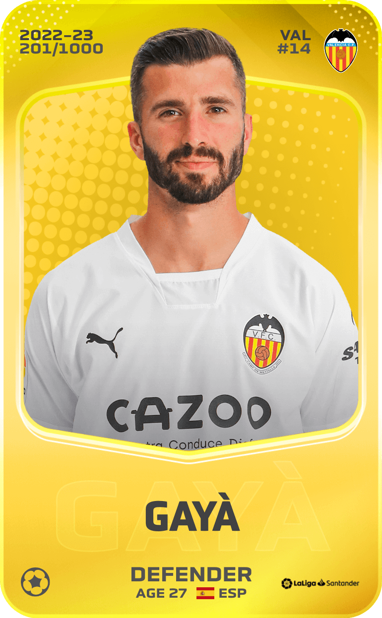 Gayà 2022-23 • Limited 201/1000