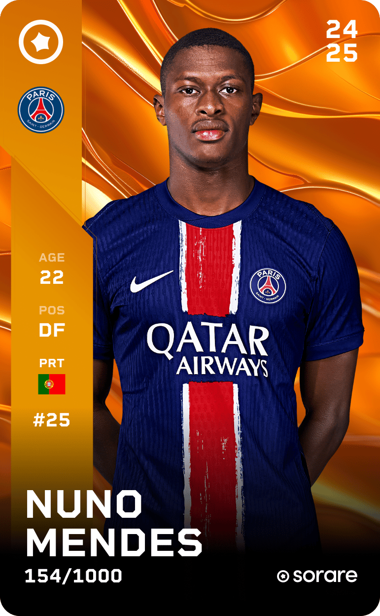 Nuno Mendes 2024-25 • Limited 154/1000