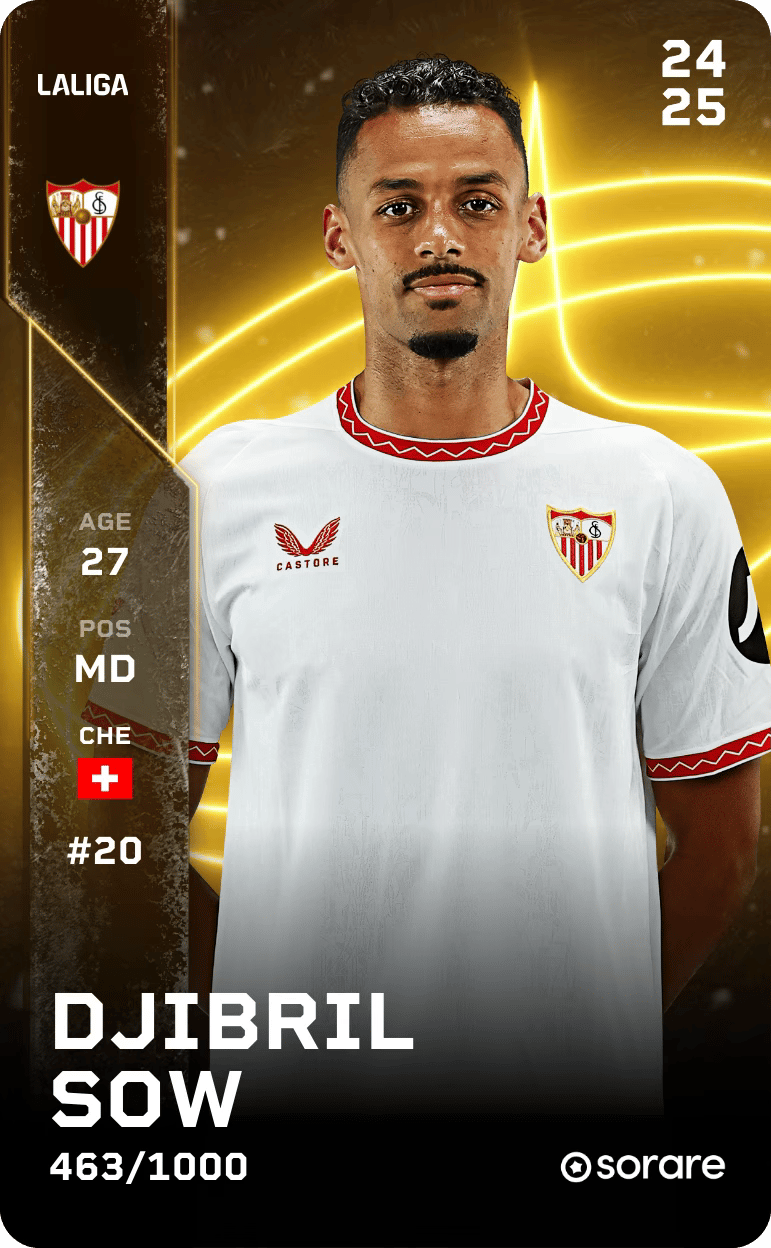 Djibril Sow 2024-25 • Limited 463/1000