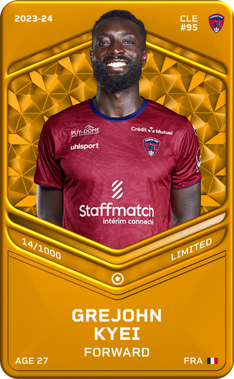 Grejohn Kyei 2023-24 • Limited 14/1000
