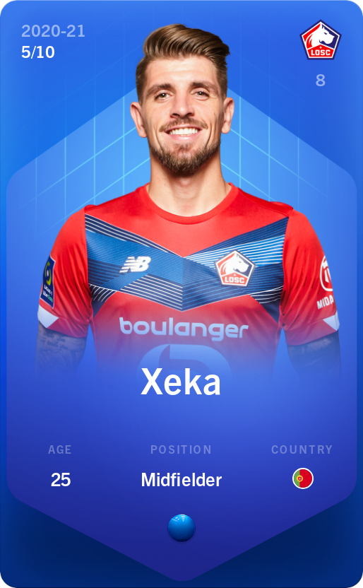 Sorare - Sorare Official - Xeka 2020-21 • Super Rare 5/10 - NFT # 67205215460565688647006520655228149996285154232983613202644403613472440322634