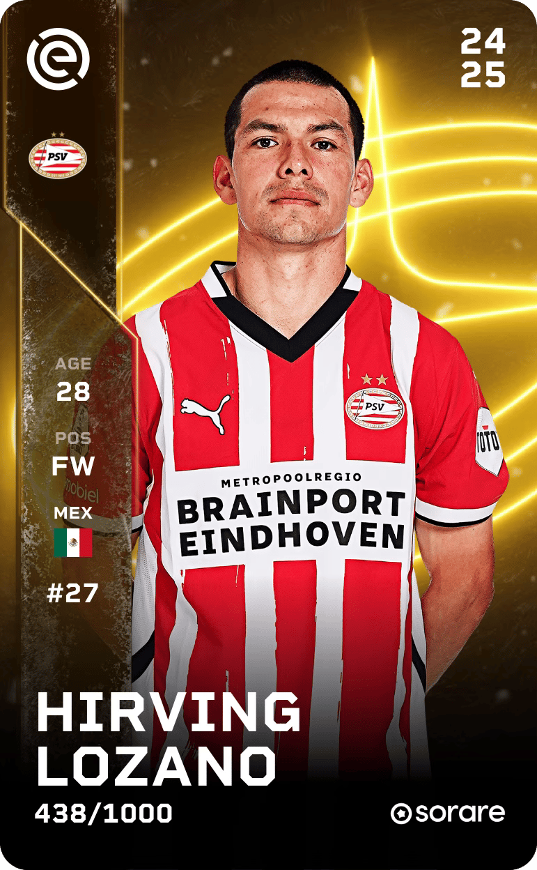 Hirving Lozano 2024-25 • Limited 438/1000