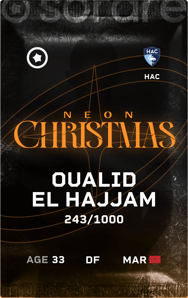 Oualid El Hajjam 2024-25 • Limited 243/1000