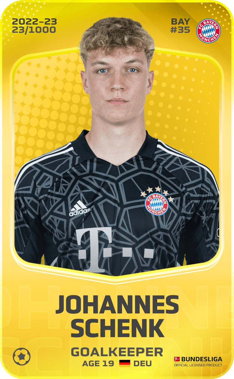 Johannes Schenk 2022-23 • Limited 23/1000