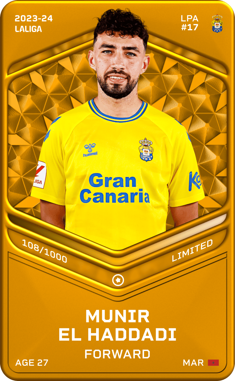Munir El Haddadi 2023-24 • Limited 108/1000