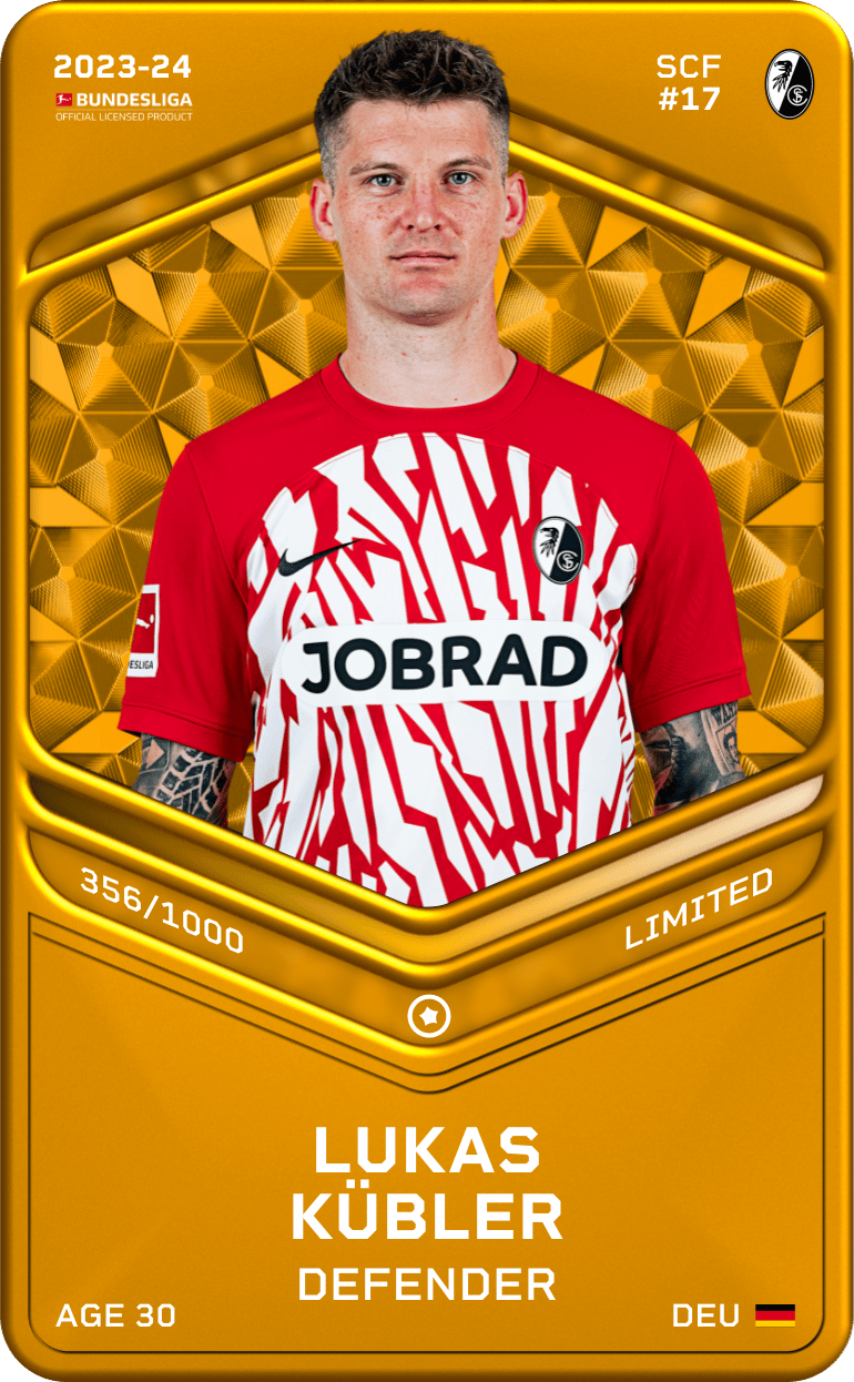 Lukas Kübler 2023-24 • Limited 356/1000