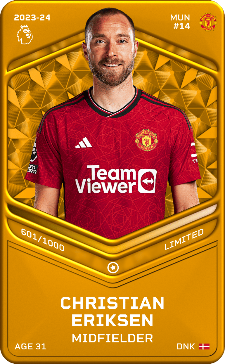 Christian Eriksen 2023-24 • Limited 601/1000