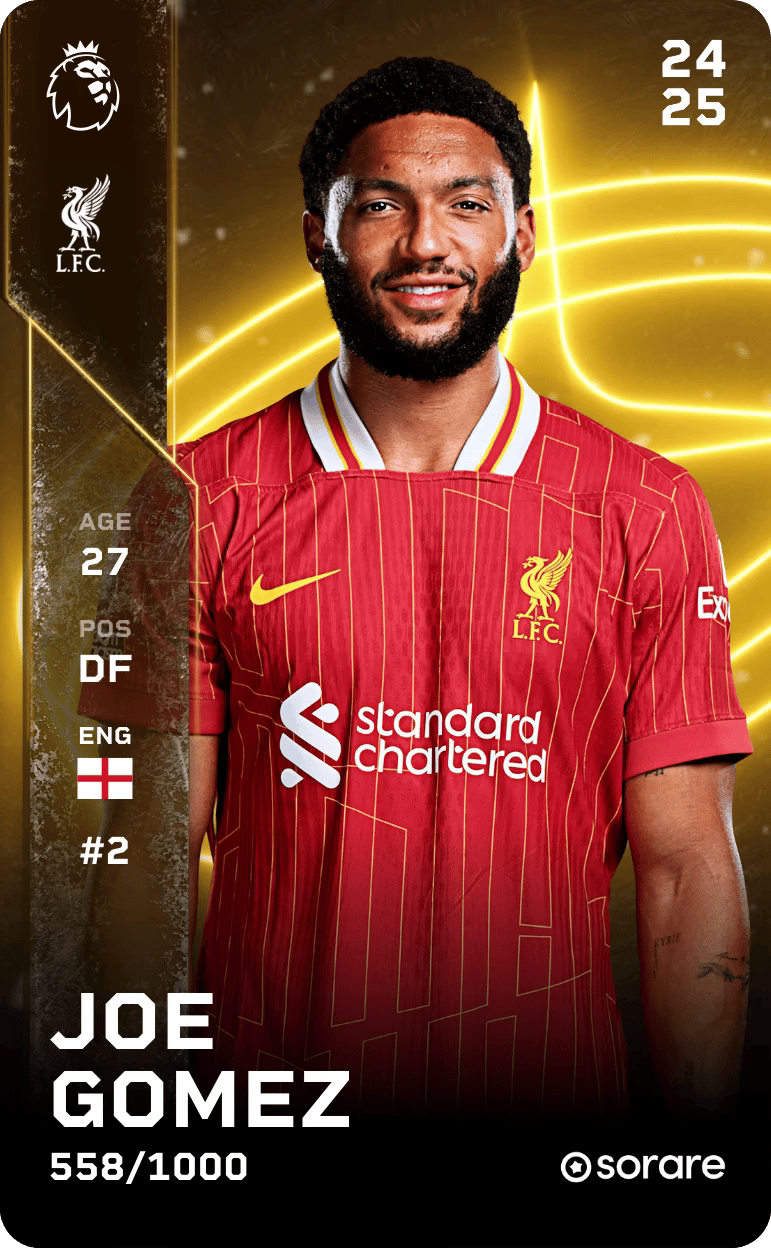 Joe Gomez 2024-25 • Limited 558/1000