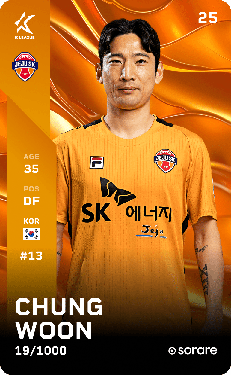 Jeong Woon 2025-26 • Limited 19/1000