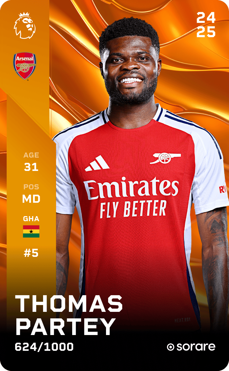 Thomas Partey 2024-25 • Limited 624/1000