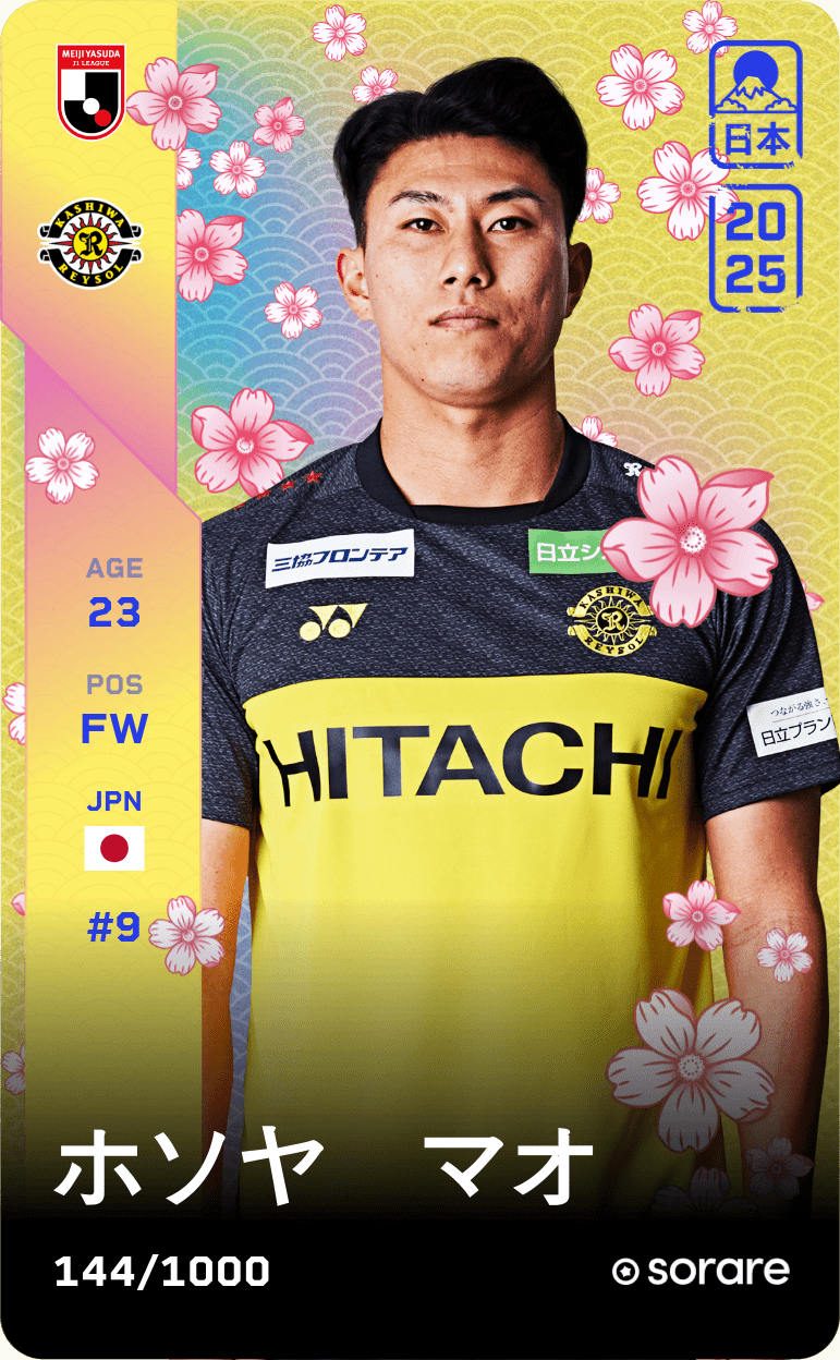 Mao Hosoya 2025-26 • Limited 144/1000